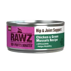 24/5.5oz Rawz Hip Joint Chk & Green Cat - Food